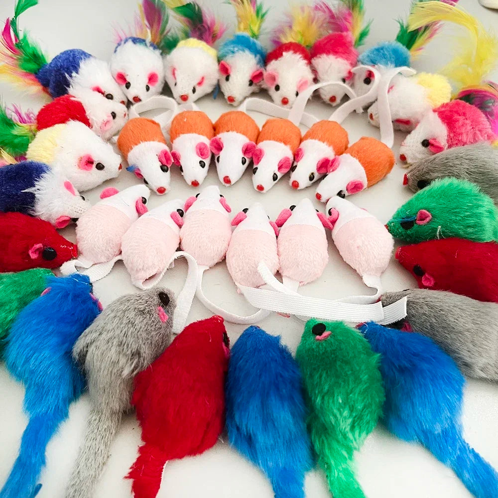 Rattle Cat Mouse Toys - Cat Mice Toys Interactive