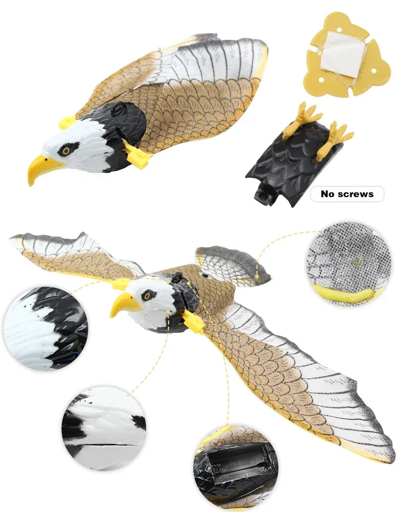 Simulation Bird Interactive - Cat Toys Electric Hanging (Eagle Flying Bird)