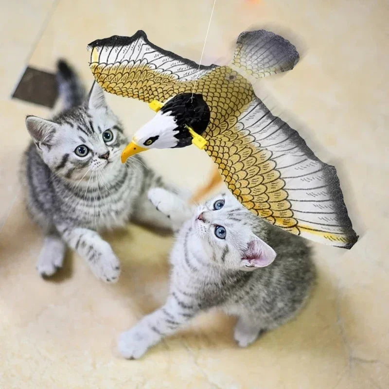 Simulation Bird Interactive - Cat Toys Electric Hanging (Eagle Flying Bird)