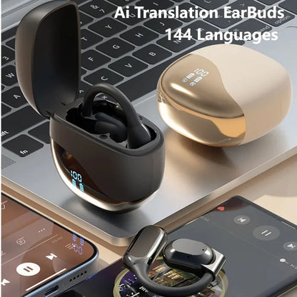 AI Smart Language Translator Earbuds