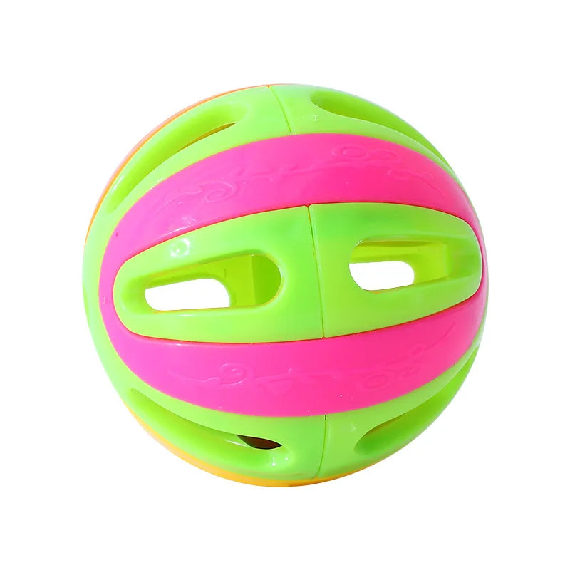 Cat Toys Colorful Splicing Bell Ball Large