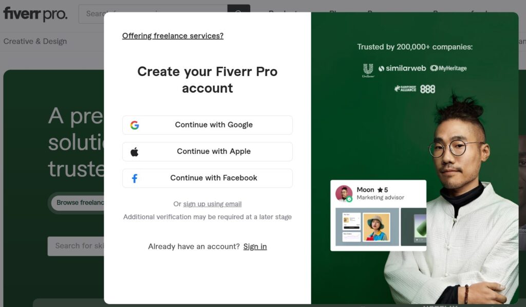 Creativoo - ProFiverr fiverr pro freelancers